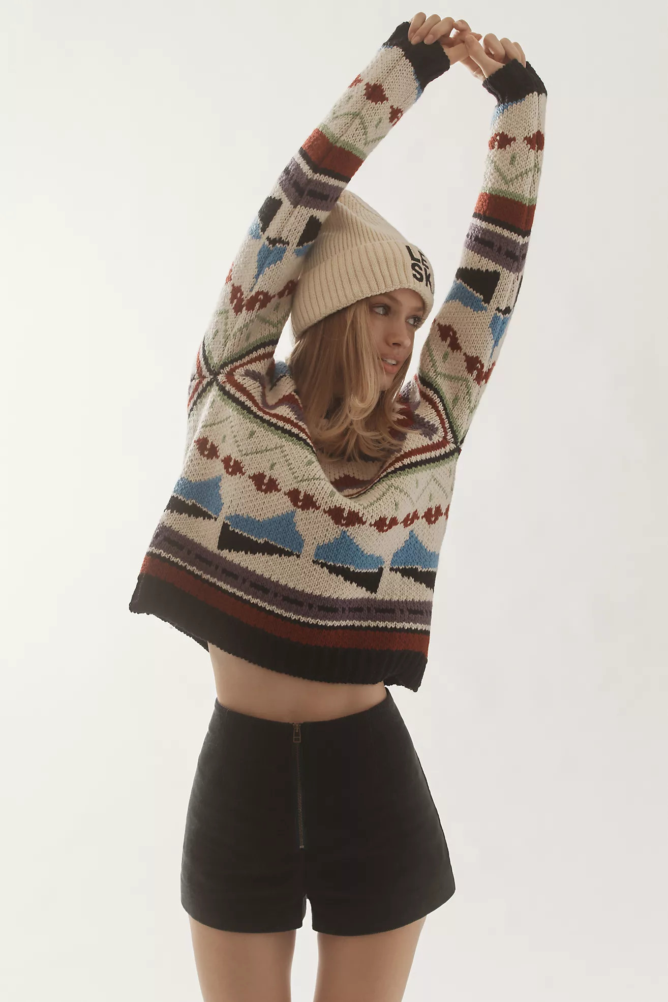 Maeve Corduroy Front-Zip Micro Shorts | Anthropologie (US)