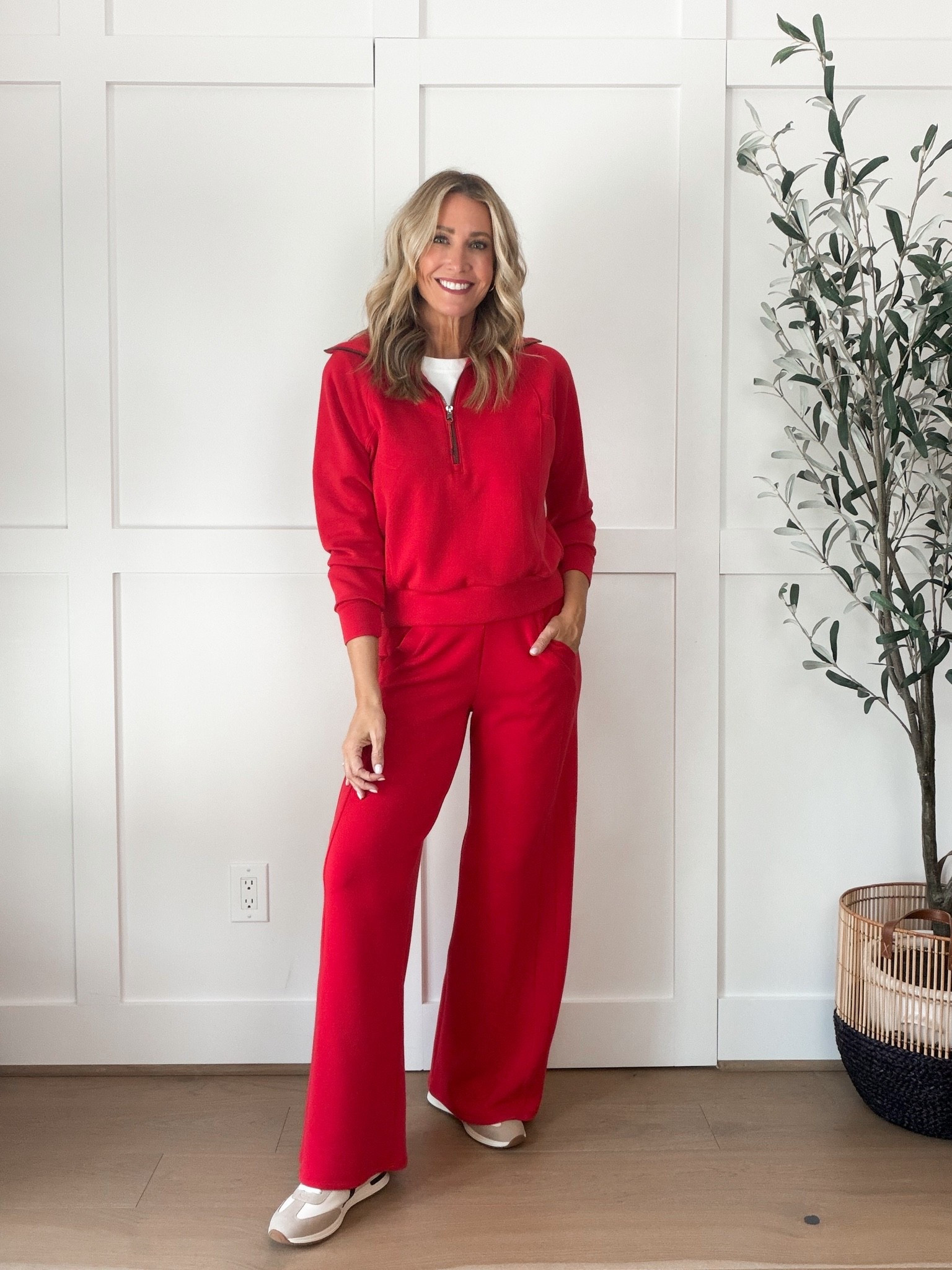 SPANX sets are my favorite way to look pulled together with minimal effort. This red matching set is comfortable enough for travel days, but the polished fit makes it easy to wear for running errands, lunch or casual plans.

First time shopping SPANX? Use code HAUTEANDHUMIDXSPANX for 15% off your first order.

SPANX outfit, SPANX matching set, red outfit, travel outfit, airport outfit, comfortable outfit, wide leg pants, elevated athleisure, fall outfit, everyday style, women’s fall fashion, HauteandHumid

#LTKootd #LTKSeasonal #LTKOver40