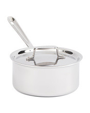 Made In The Usa 3qt Tri-Ply Stainless Steel Pan Slightly Blemished | TJ Maxx