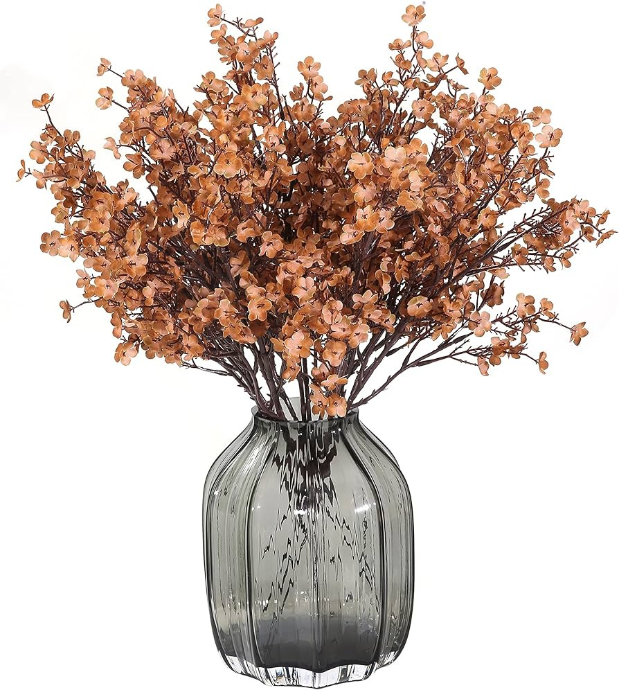 Amazon.com: JAKY-Global Babys Breath Silk Artificial Flowers 6 Bundle Fake Plants Fall Decoration... | Amazon (US)