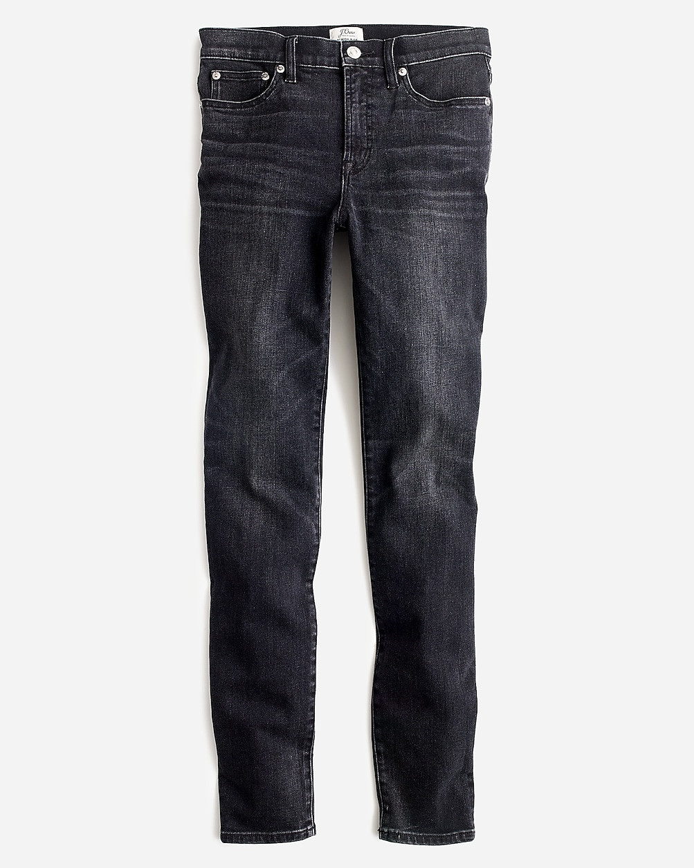 9" high-rise toothpick jean in Charcoal wash | J. Crew US