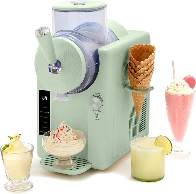 GreenPan Frost Ice Cream Machine & Frozen Drink Maker, Soft Serve, Slushie, Sorbet, Milkshakes & ... | Amazon (US)