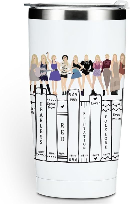 Inspired Tumbler Book Decor Coffee Mug Music Lover Gifts TS Fans Singer Song Album Lyrics Gift fo... | Amazon (US)