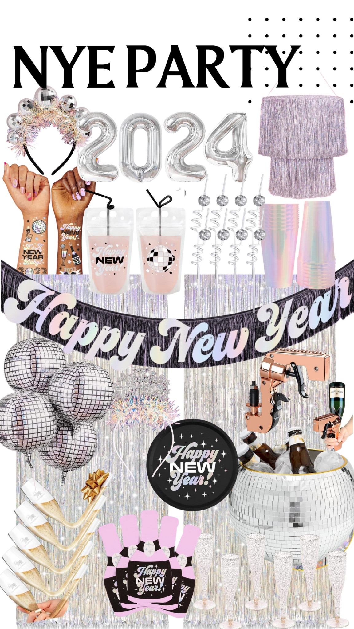 Bright last minute New Year’s Eve party decor  

#nye #newyearseve #ootd #nyedress #nyestyle #dress #revolve #blackdress #lbd #statementlooks #statementdress #sequindress #nyeparty #partydecor #nyepartydecor #nyetheme #partyideas #partytheme


#LTKU #LTKparties #LTKstyletip