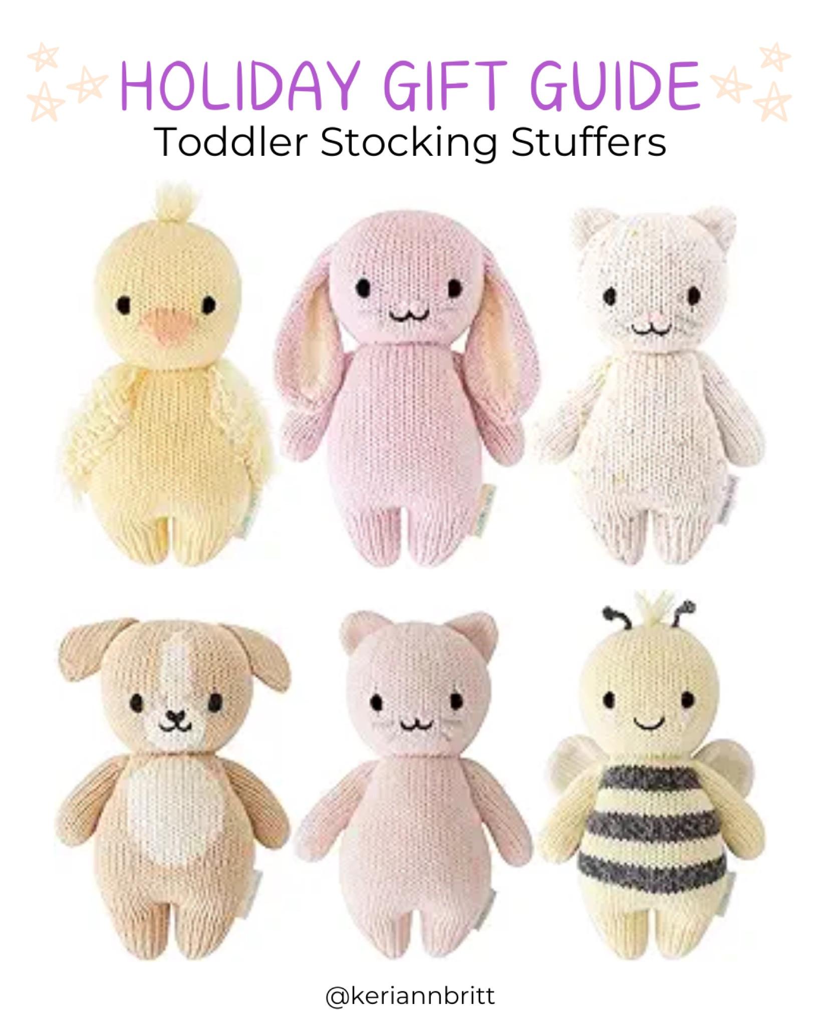 Toddler Stocking Stuffers

Cuddle & Kind Dolls 

#LTKGiftGuide #LTKKids #LTKBaby