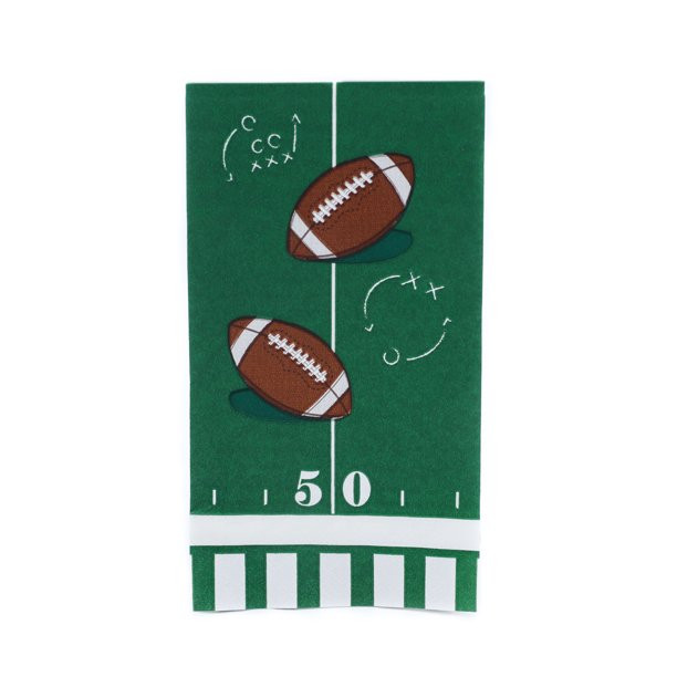 Packed Party 'Game Day Ready' 7.75" x 4.35" Disposable 3-Ply Guest Napkin, 20ct. | Walmart (US)