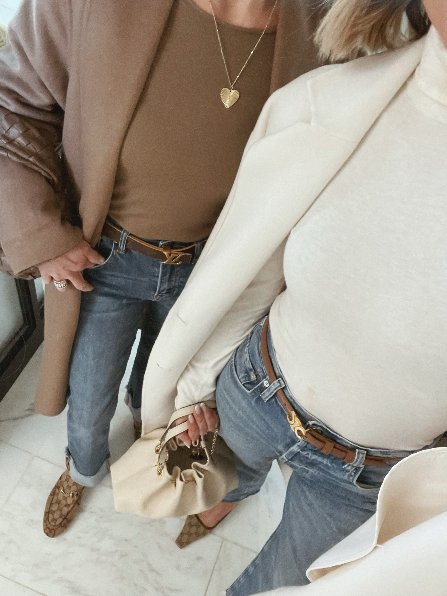 Fall outfits to wear now. My mom and I twinning in my splendid collection. 