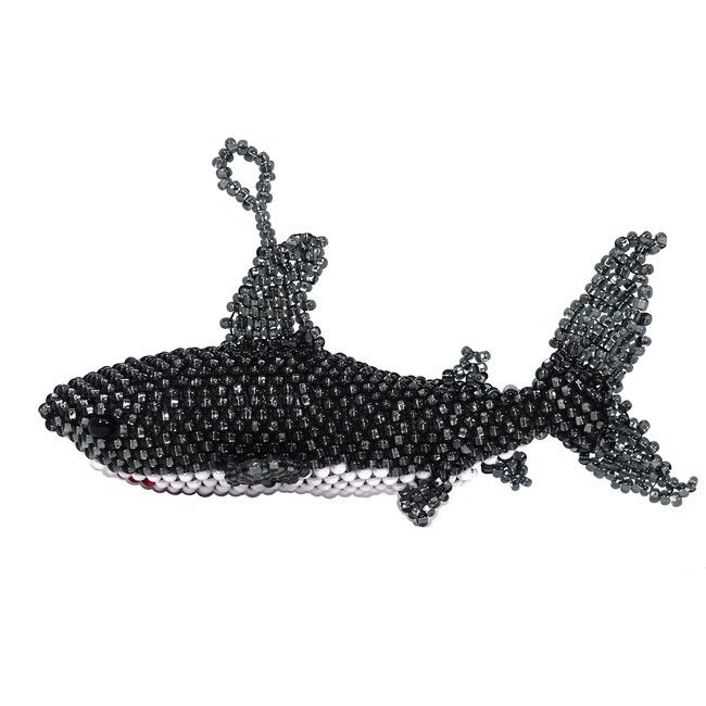 Beaded Shark Ornament | Maisonette