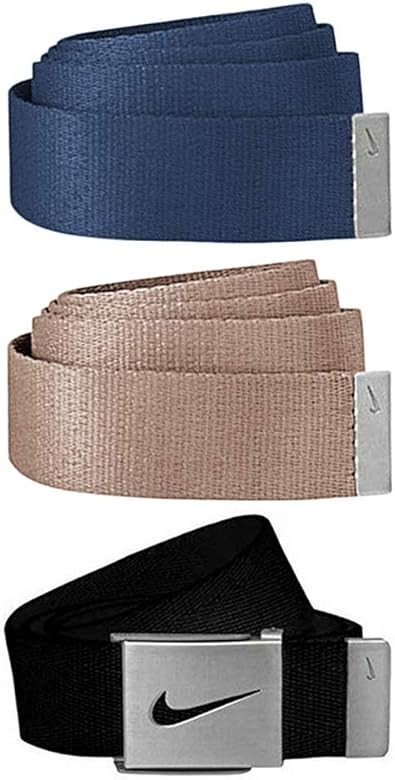 Nike Golf Men's 3-in-1 Web Belts, One Size Fits Most | Amazon (US)