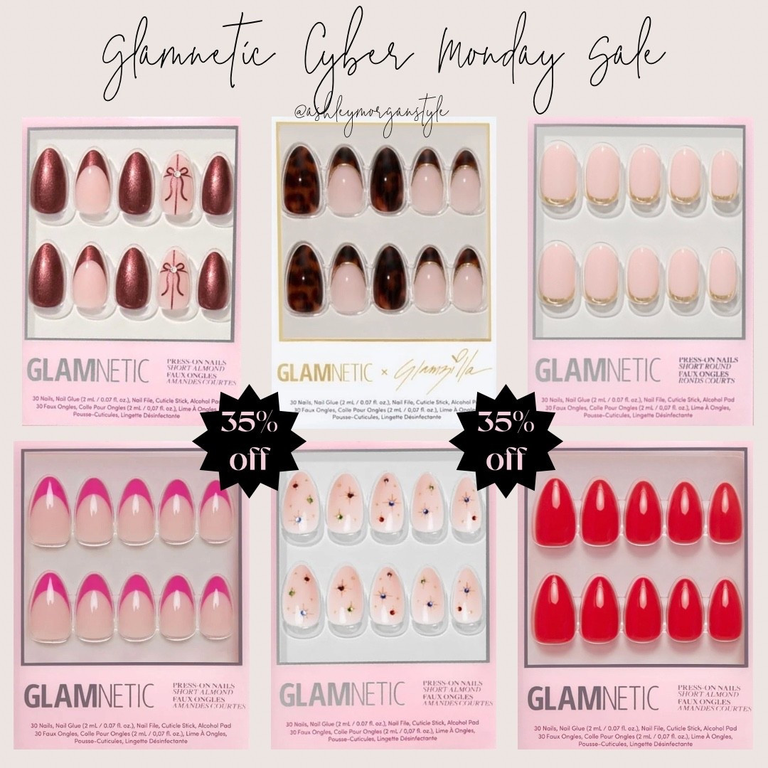 Glamnetic Cyber Monday Sale - 35% off sets and up to 40% off bundles 💅🏼 these are the best press-on nails I’ve tried. One set usually lasts me 3-4 weeks. Good stocking stuffer idea! 🎄

#Glamnetic #pressons #nails #cybermonday #cybermondaysale #favebeautyfinds #womensgiftidea #stockingstuffer

#LTKGiftGuide #LTKCyberWeek #LTKSaleAlert