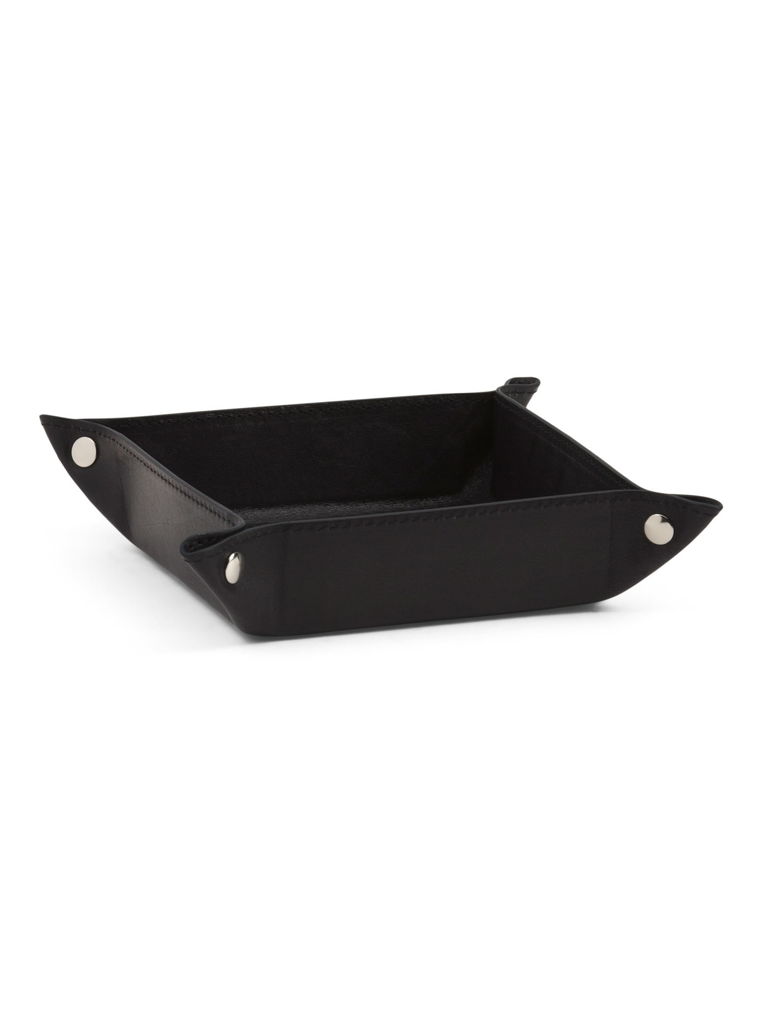Made In Italy Leather Catch All Tray | TJ Maxx
