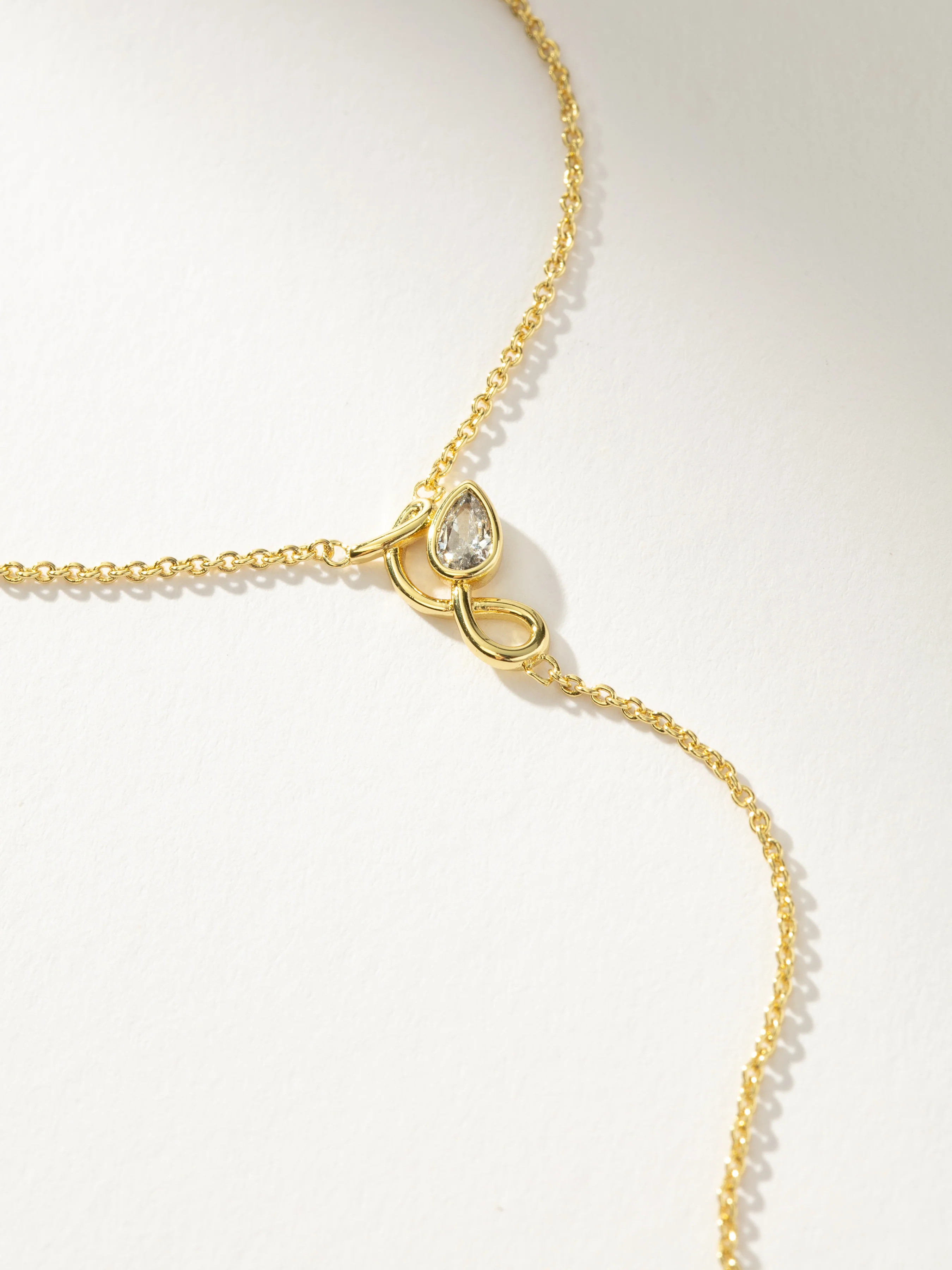 Snake Dainty Chain Lariat Necklace in Gold | Uncommon James | Uncommon James