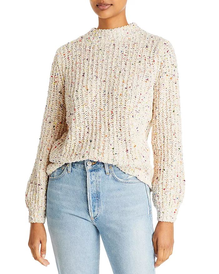 Balloon Sleeve Confetti Chenille Sweater | Bloomingdale's (US)