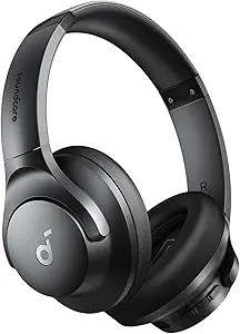 Soundcore by Anker Q20i Hybrid Active Noise Cancelling Headphones, Wireless Over-Ear Bluetooth, 4... | Amazon (US)