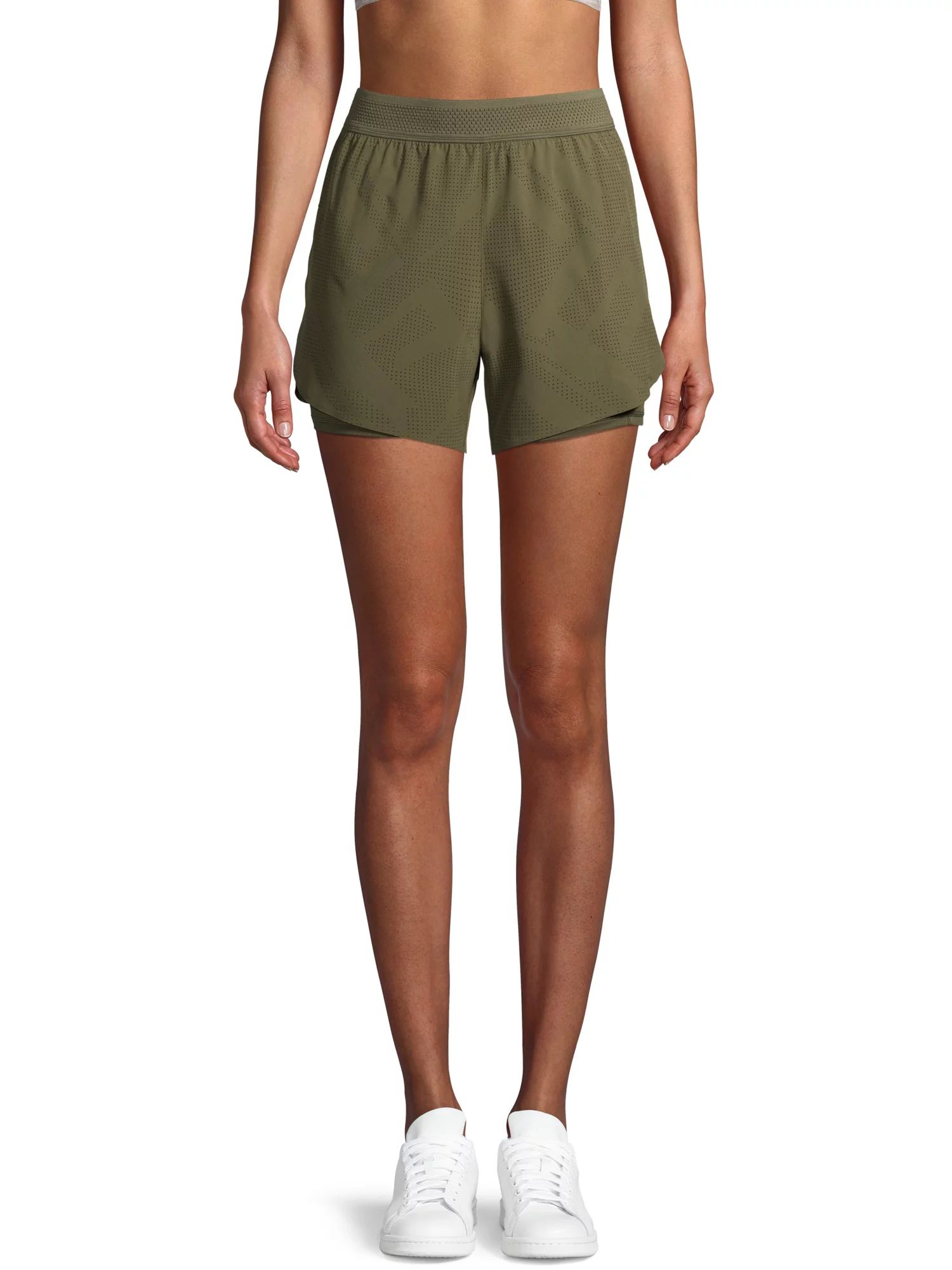 Avia - Avia Women's Active Mesh Running Short with Bike Liner - Walmart.com | Walmart (US)