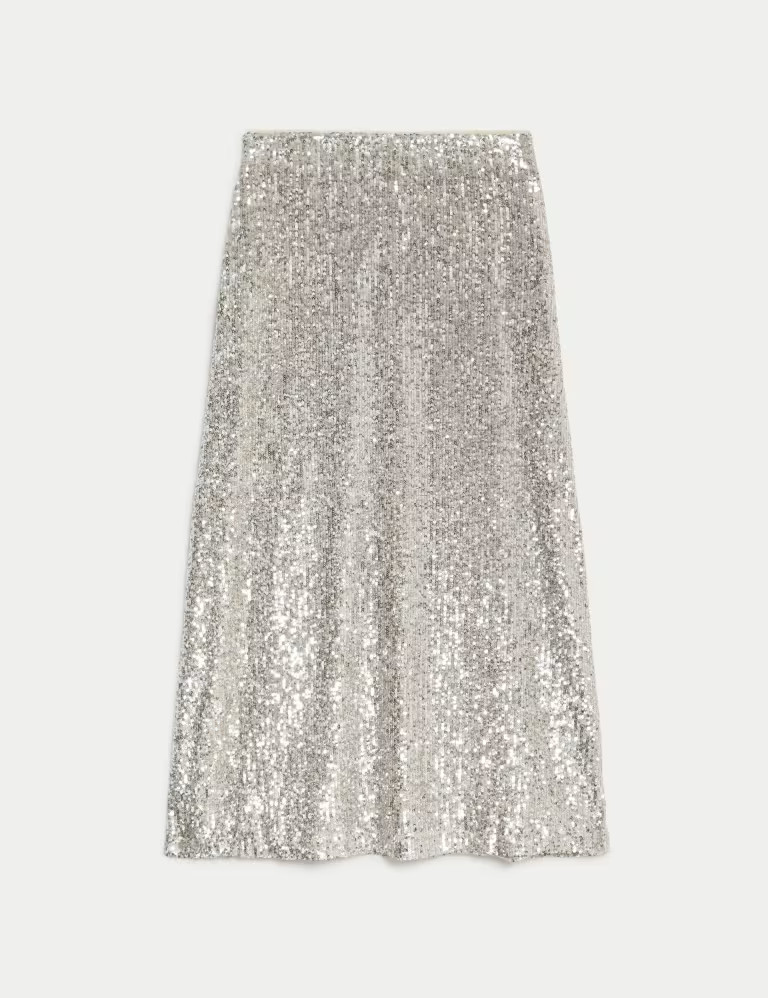 Sequin Midaxi Slip Skirt | Marks & Spencer (UK)