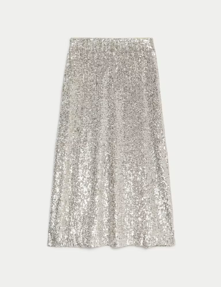 Sequin Midaxi Slip Skirt | Marks & Spencer (UK)