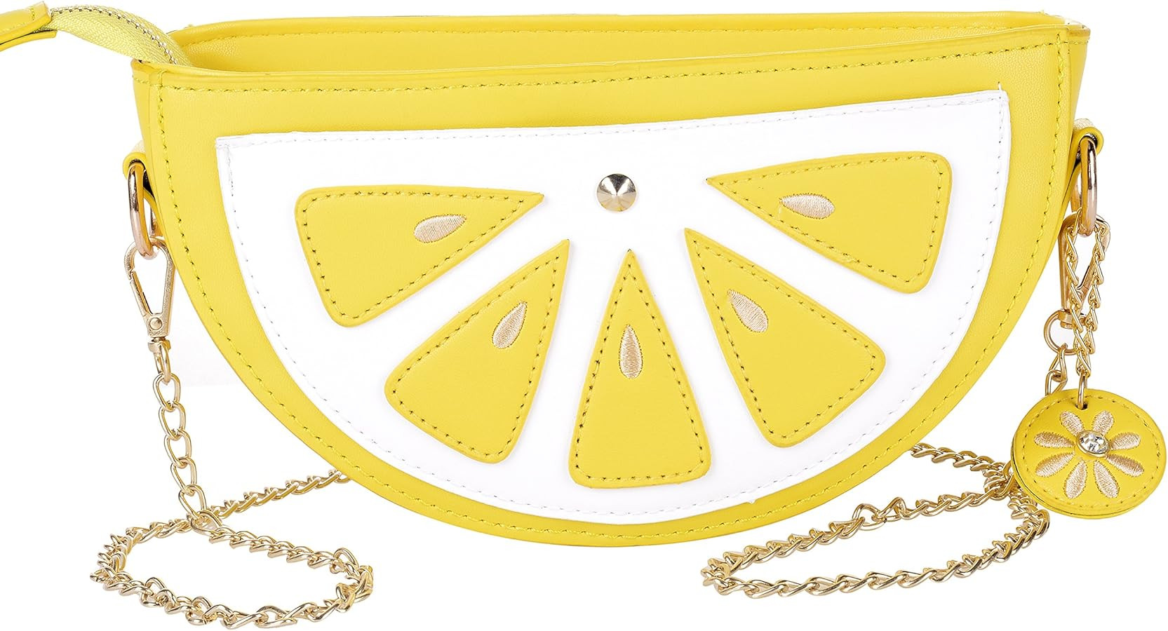 QZUnique Food Shape Cross Body Bag PU Cartoon Purse Ice Cream Sholuder Bag Handbag with Removable... | Amazon (US)