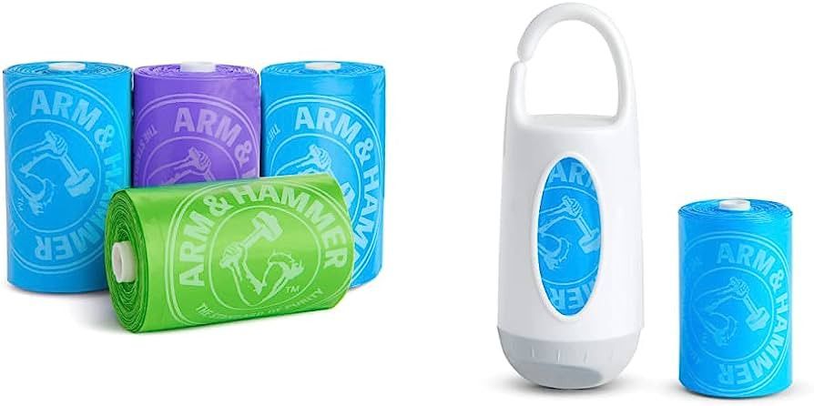 Munchkin® Arm and Hammer Diaper Bag Dispenser and 72 Diaper Disposal Bags | Amazon (US)