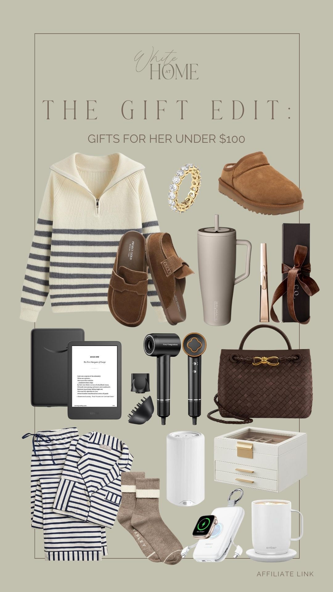 Holiday gift ideas for her under $100! A perfect mix of fashion, home, beauty, hobbies, and more. I have a few of these products and couldn’t recommend enough. Get your shopping started early this year! 

#LTKGiftGuide #LTKStyleTip #LTKFindsUnder100