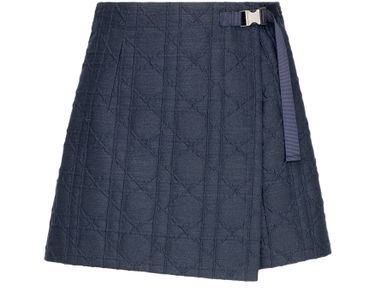 Macrocannage skirt - DIOR | 24S US