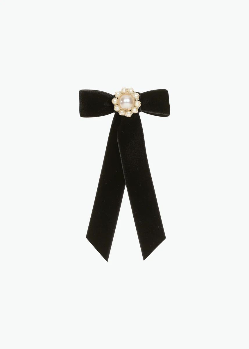 Perla Bow Barrette | Jennifer Behr 