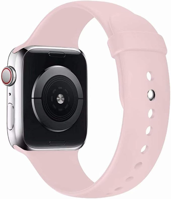 OHCBOOGIE Sport Watch Band Compatible with Apple Watch Bands,Soft Silicone Wristband for Iwatch S... | Amazon (US)