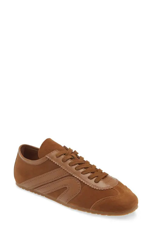 Jeffrey Campbell Aleta Sneaker in Tan Suede Combo at Nordstrom, Size 10 | Nordstrom