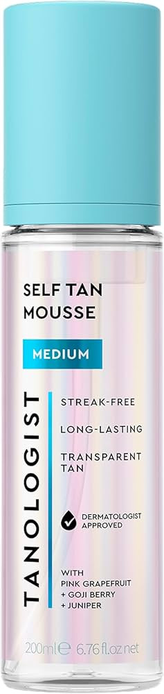Tanologist Medium Self Tan Mousse, Self-Tanning Mousse, Streak-Free, Natural Glow, No Fake Tan Sm... | Amazon (US)
