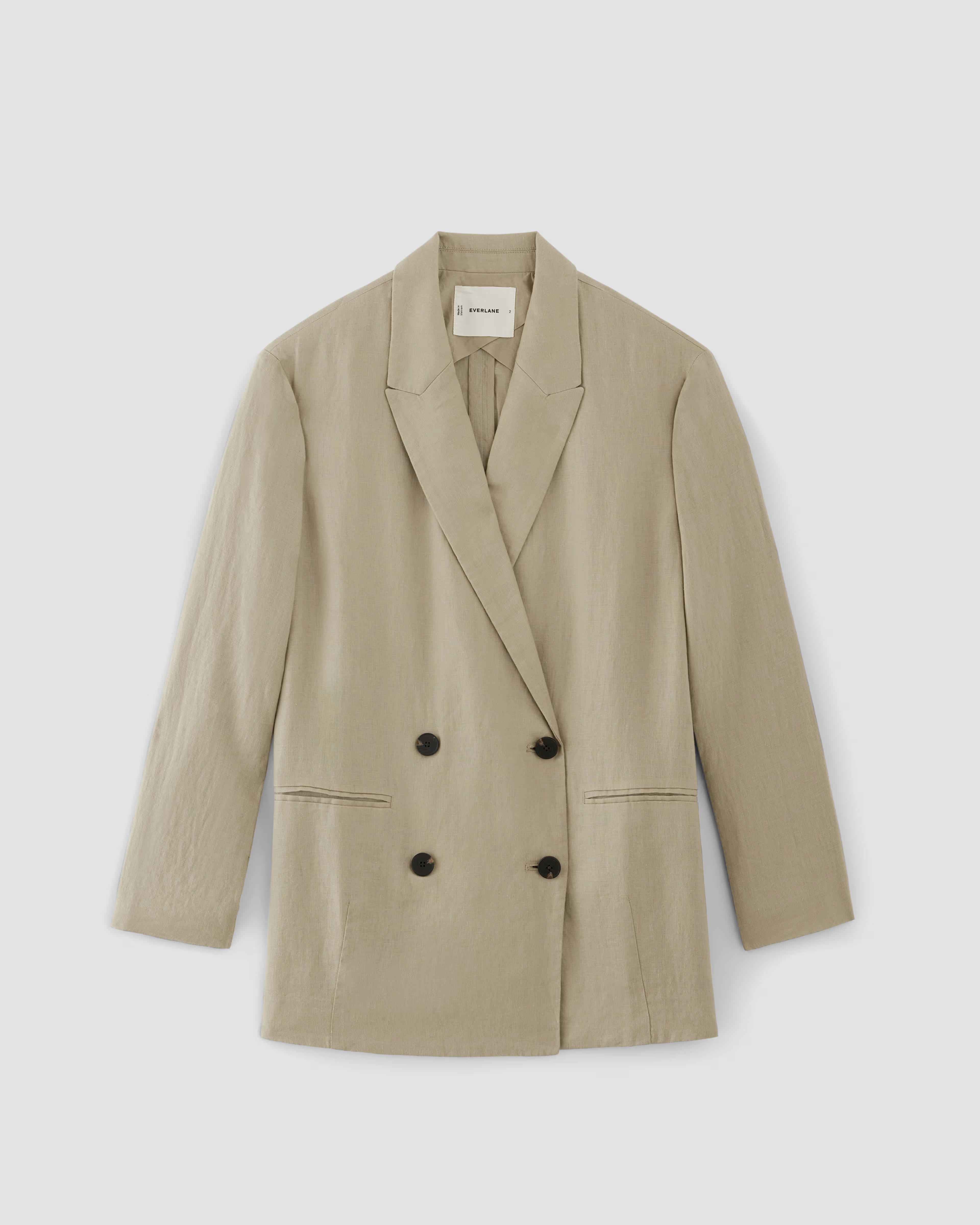 The Linen Double Breasted Blazer | Everlane