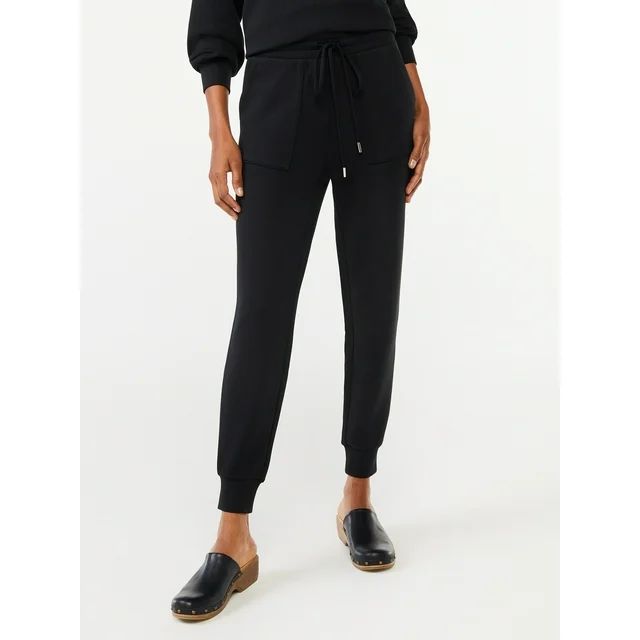 Scoop Women's Scuba Knit Pants with Pockets - Walmart.com | Walmart (US)