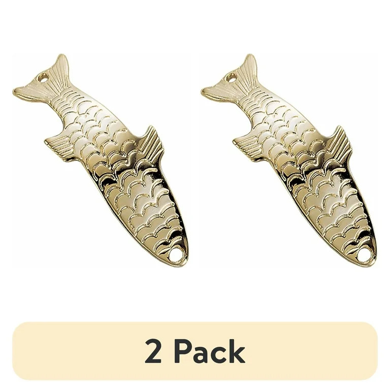 (2 pack) Acme Tackle Phoebe, Fishing Lure Spoon, 1/12 oz., Gold | Walmart (US)