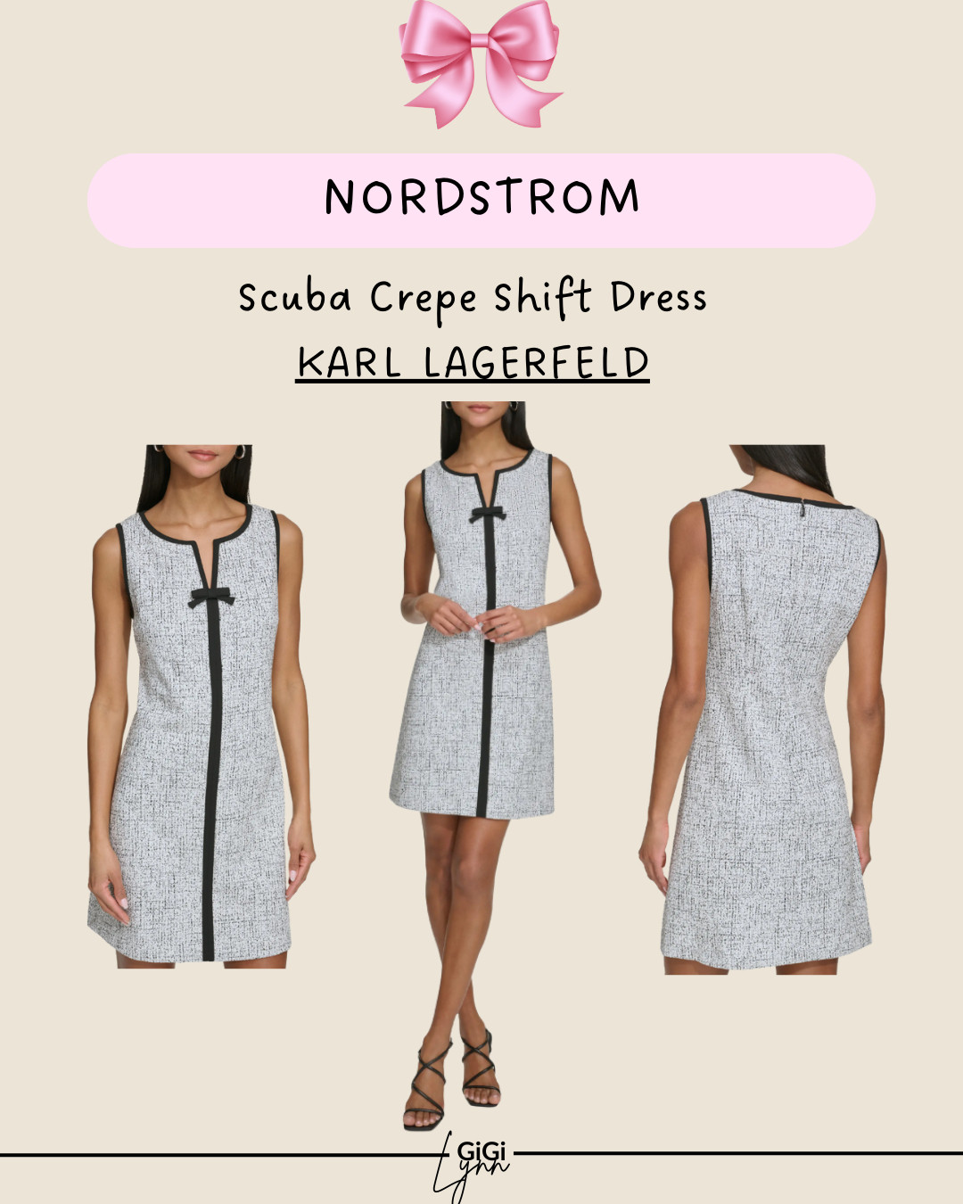 The Scuba Crepe Shift Dress in Soft White/Black by KARL LAGERFELD is the definition of modern sophistication with timeless edge. Crafted from structured scuba crepe fabric, this women’s shift dress offers a sleek, polished silhouette that holds its shape beautifully while remaining comfortable.

The classic black and white contrast creates a bold, refined look that’s perfect for work events, business meetings, cocktail occasions, luncheons, and elevated everyday wear. The clean shift silhouette makes it easy to style with heels for a polished finish or flats for a chic, minimalist vibe.

If you’re searching for a tailored, sophisticated dress that feels powerful and effortless, this KARL LAGERFELD piece is a wardrobe staple that transitions seamlessly from office to evening.

✨ Sharp lines. Classic contrast. Effortless elegance.

#LTKFinds #KarlLagerfeld #ShiftDress #WorkStyle #ModernChic #ClassicStyle #OfficeToEvening #LTKStyle

 

 #LTKootd #LTKPlusSize #LTKWorkwear