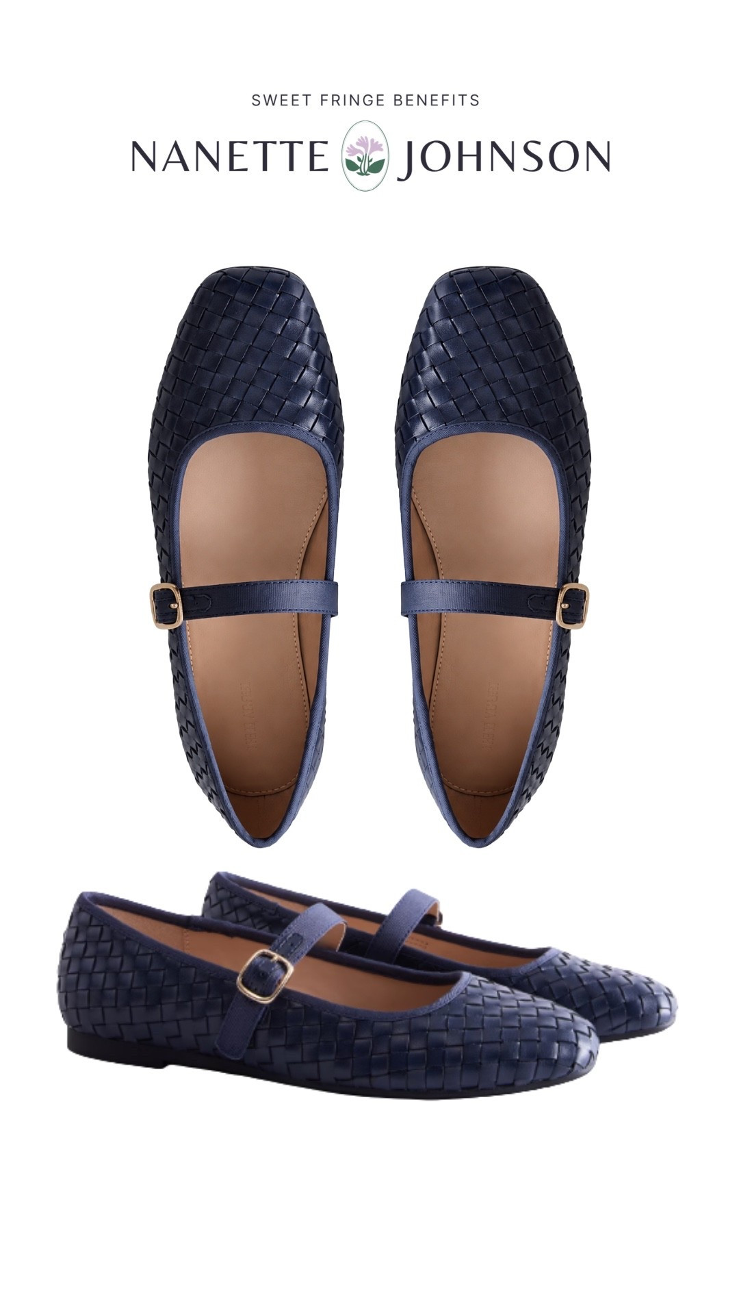 These are the best-selling flats of the week, and that woven navy is so good. The little Mary Jane strap gives them just enough personality without making them hard to wear.

#LTKOver40 #LTKTravel #LTKWorkwear
