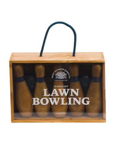 Classic Wood Lawn Bowling Set | TJ Maxx