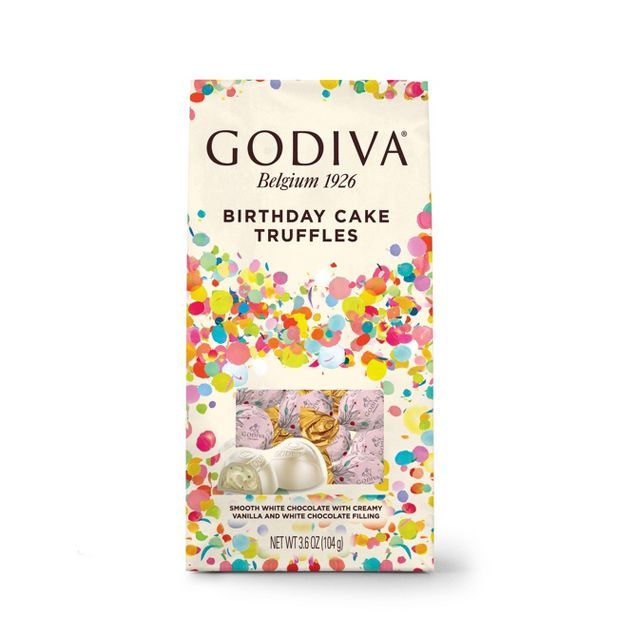 Godiva Limited Edition Birthday Cake Truffles - 3.6oz | Target