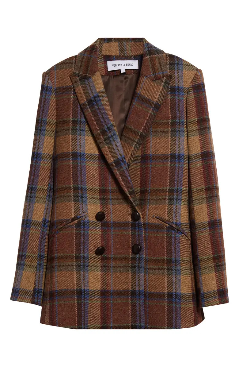 Veronica Beard Oria Plaid Wool Dickey Jacket | Nordstrom | Nordstrom