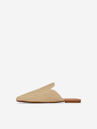 Flat Straw Mules – Light Beige – Women – ARKET GB | Arket UK