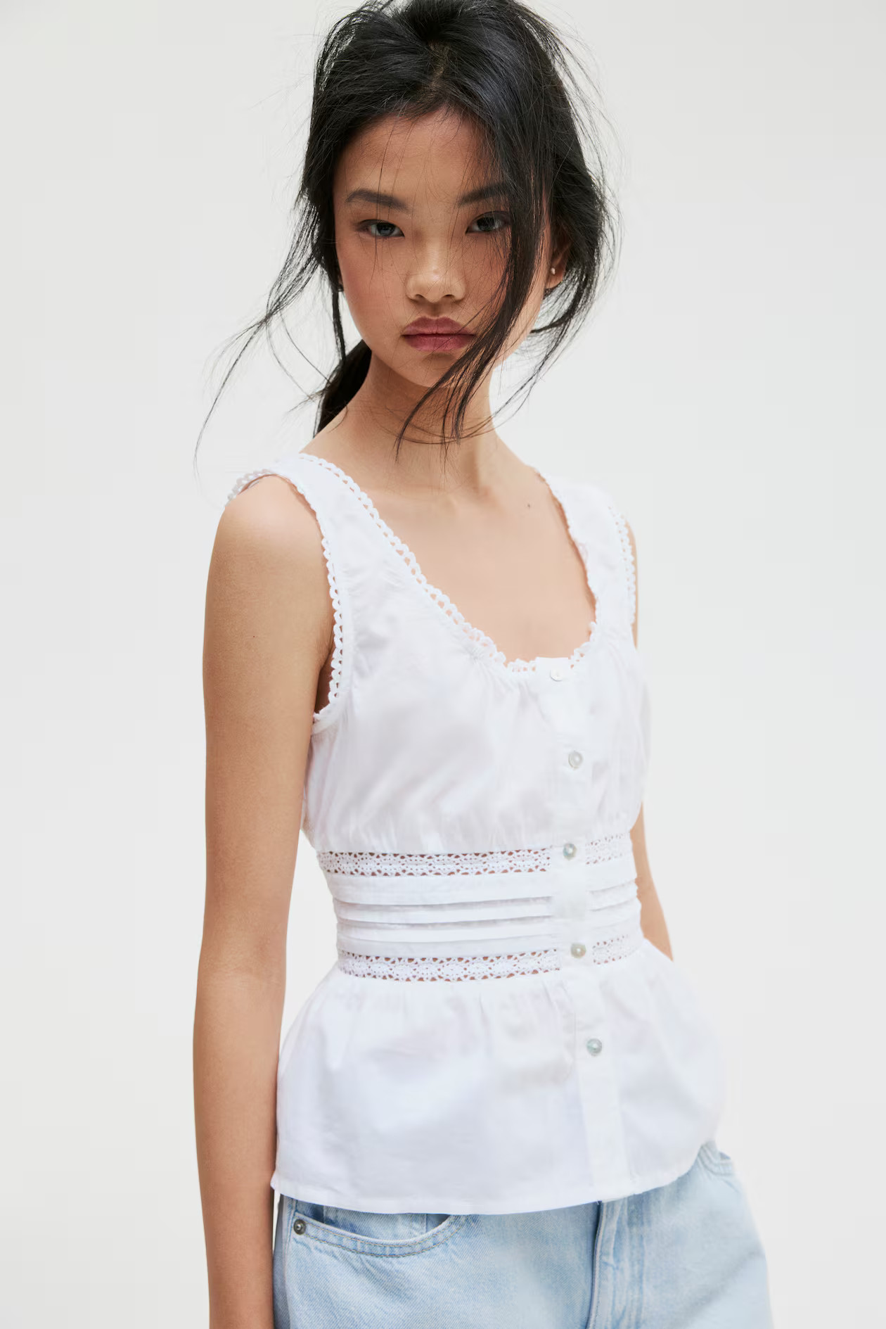 Sleeveless Peplum Top | H&M (US + CA)