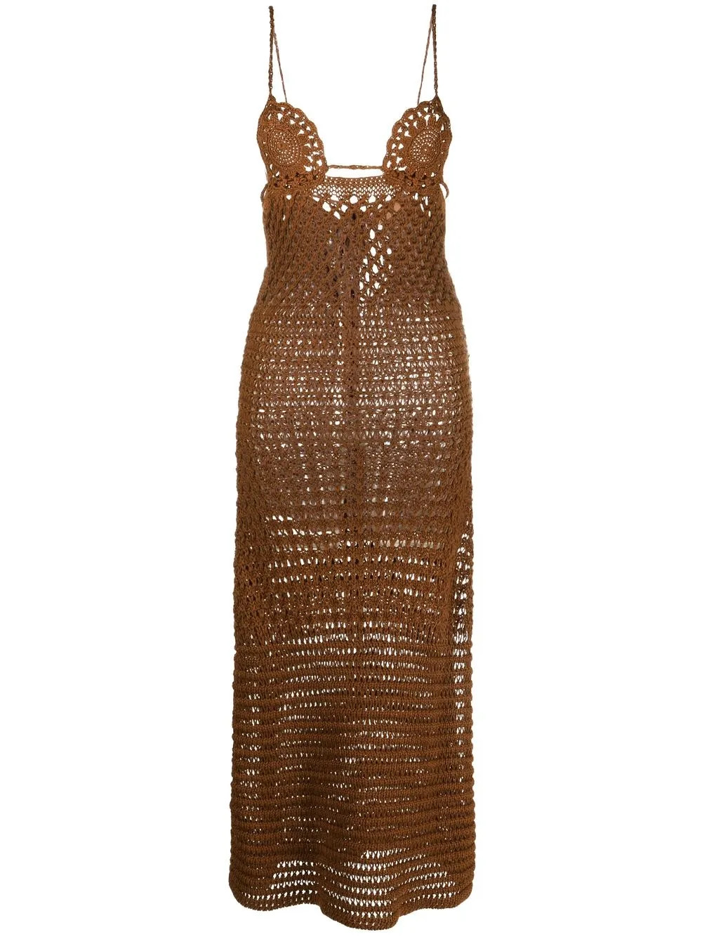 Alanui Mother Nature Crochet Dress - Farfetch | Farfetch Global