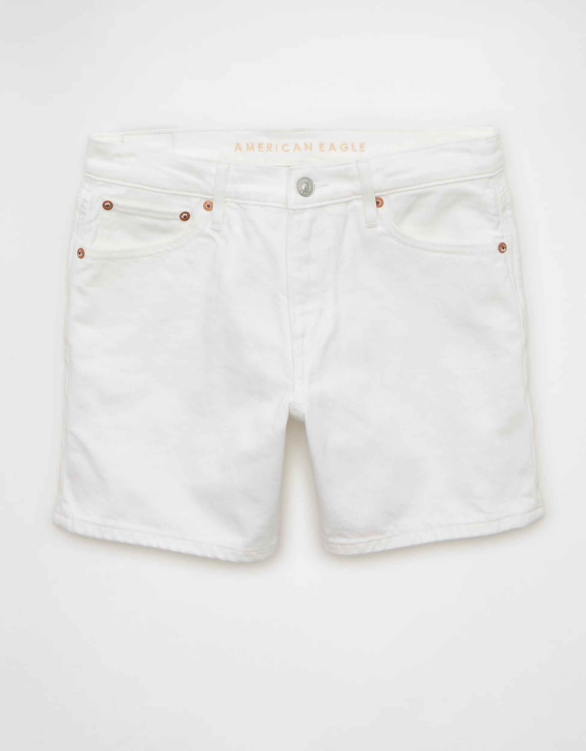 AE 6" Strigid Super High-Waisted Relaxed Denim Short | American Eagle Outfitters (US & CA)