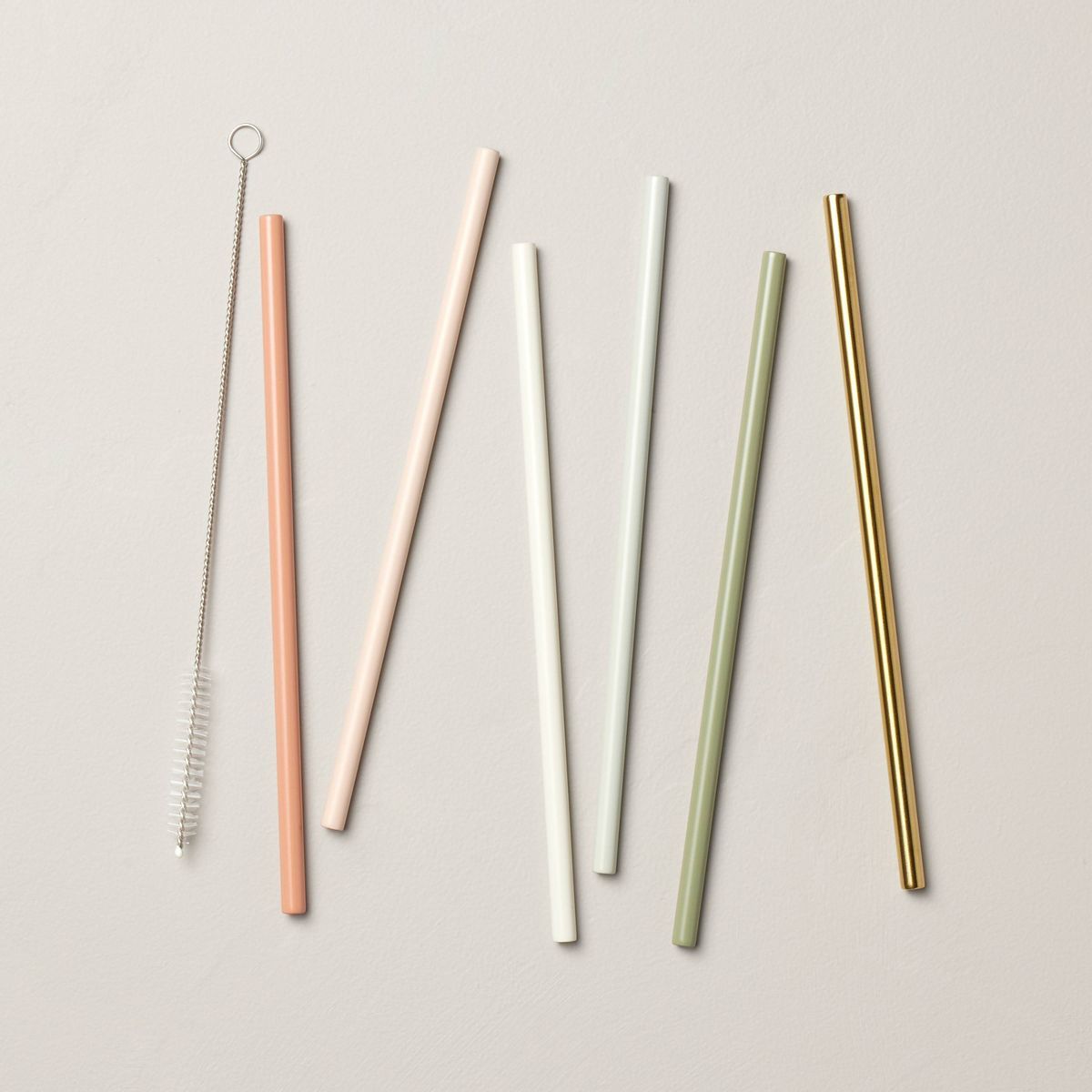 8" Reusable Metal Straws (Pack of 6) - Hearth & Hand™ with Magnolia | Target