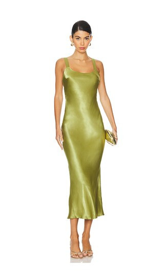 SNDYS x REVOLVE Avani Dress in Green. - size XXS | Revolve Clothing (Global)
