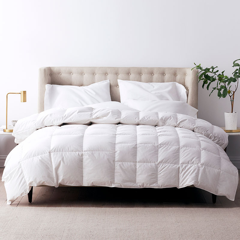 Premium Dual Down Medium To Extra Warmth Comforter - White, Full/Queen | The Company Store