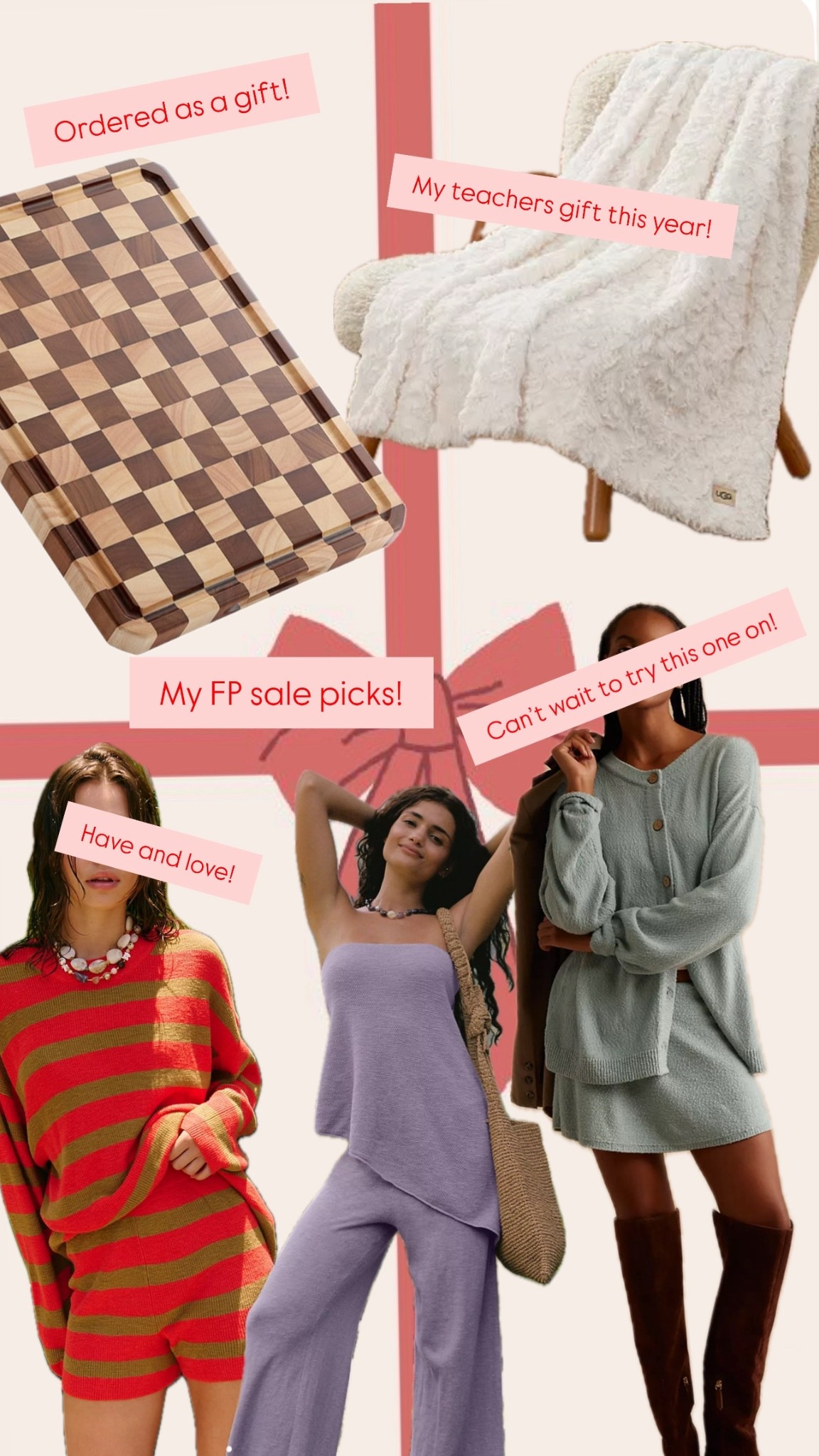 Gifts for myself and teachers! This Ugg blanket is so lush and big! I think they are going to feel spoiled and cozy in it! 

I cant wait to do a FP try on of the picks I bought. I ordered a XS in them. 


#LTKHoliday #LTKCyberWeek #LTKGiftGuide