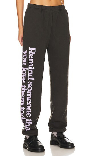 Somebody Loves You Sweatpants in Charcoal | Revolve Clothing (Global)