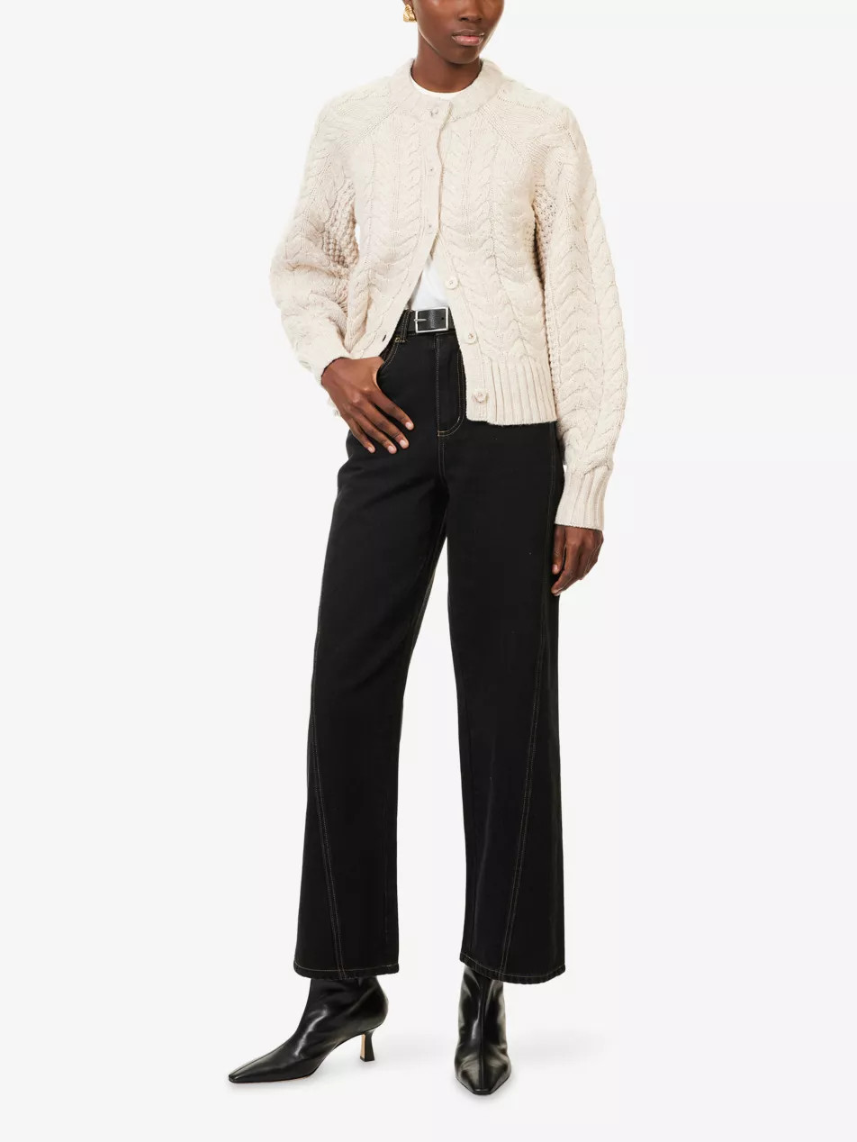 Tom Cable Knit Wool-Blend Cardigan | Selfridges