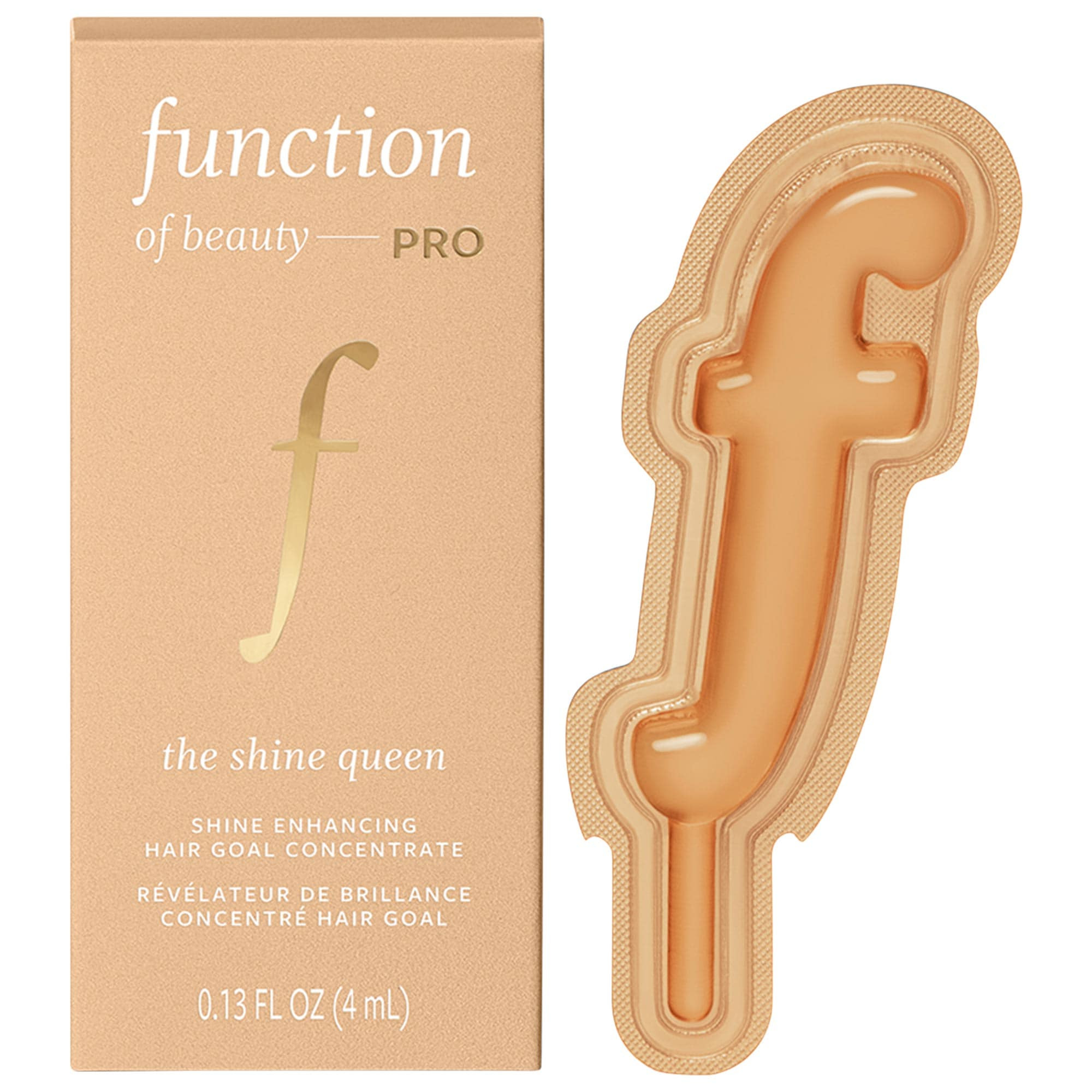 Function of Beauty PRO The Shine Queen Hair Gloss Goal Concentrate Mix-In 0.13 oz / 4 mL - The Shine Queen Concentrate | Sephora (US)