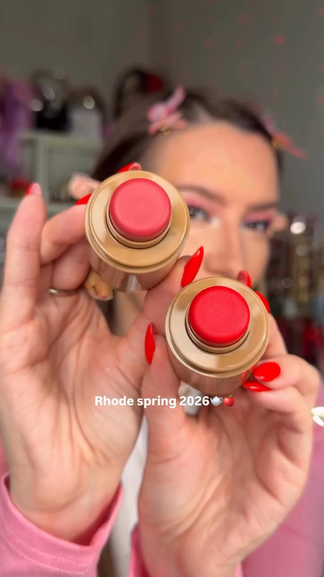 NEW @rhode spring 2026🍎🫖 team candy apple or team teacup⁉️

I loved these blushes and tints! 🫶🏻

#rhodeskin #rhode #rhodeblush #creamblush #liptint

#LTKBeauty