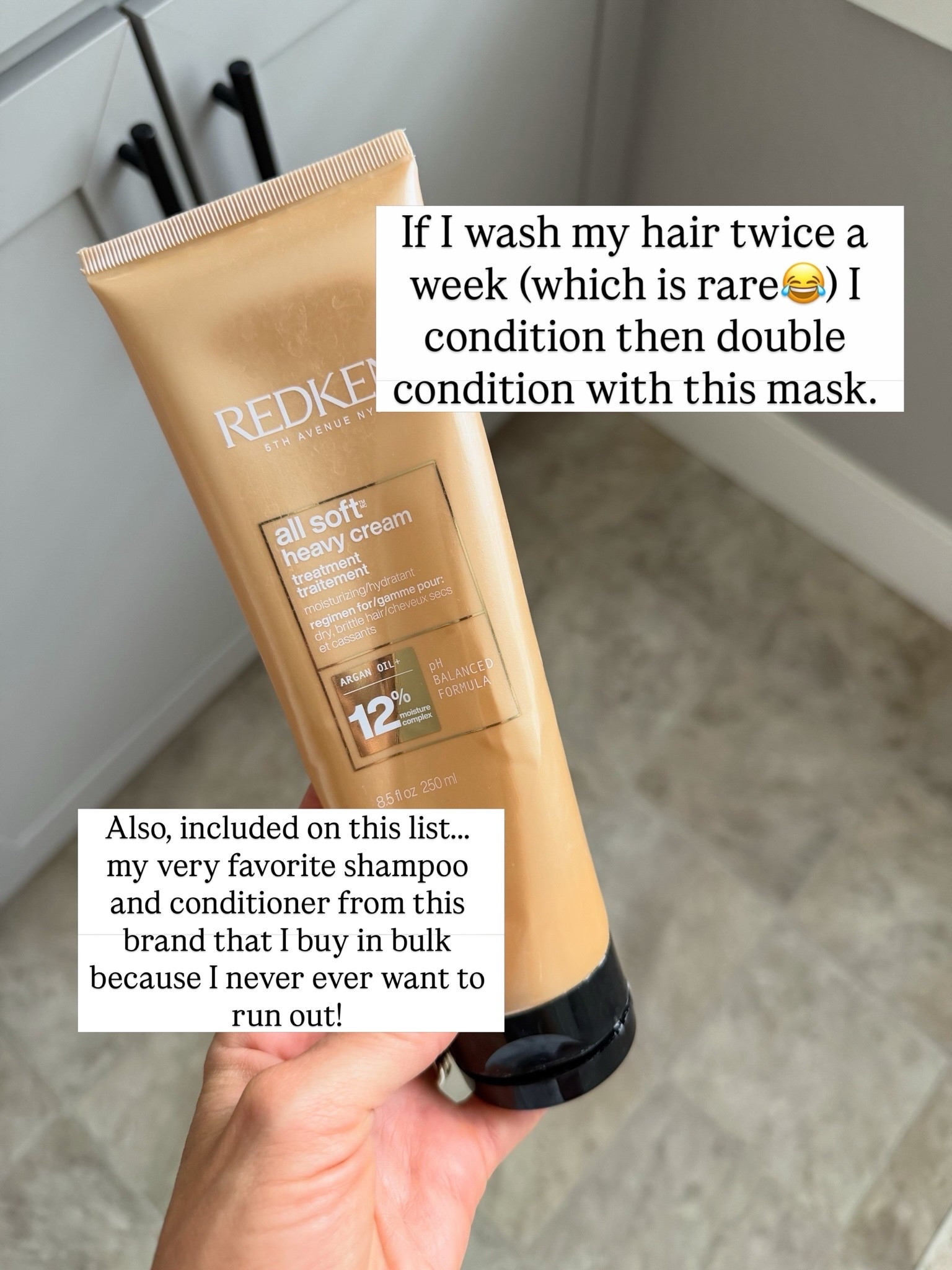 This Redken line is the best of the best and makes my hair so soft!

#LTKgrwm #LTKmomlife #LTKselfcare